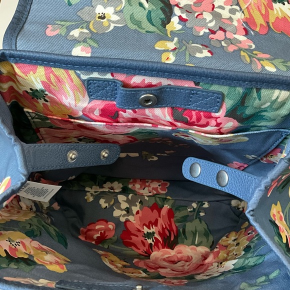 Cath Kidston Blue Backpack with Floral Design - Picture 5 of 6